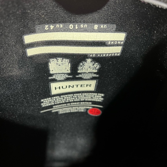 Hunter rubber boots size 10 - Picture 3 of 5